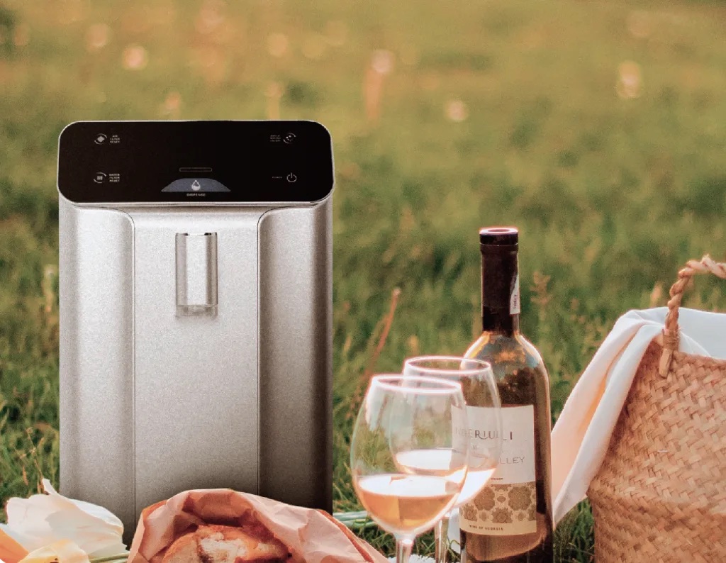 AquaAloha atmospheric water generator used away from city plumbing